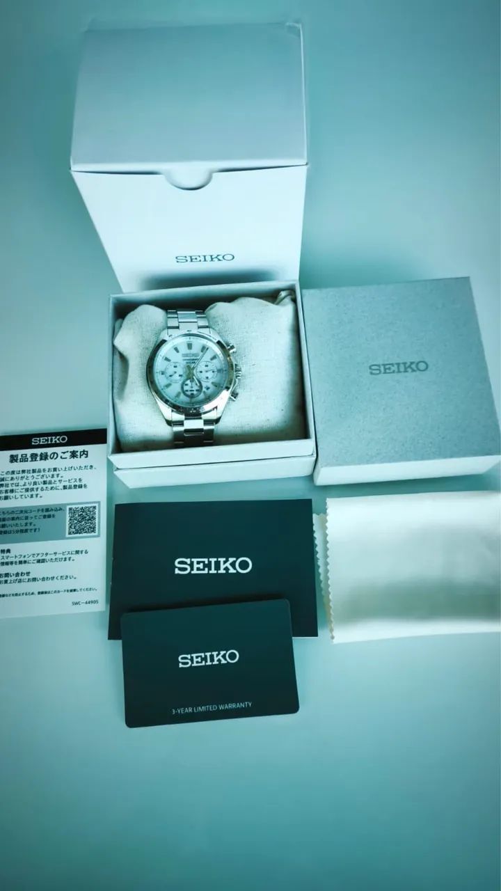 Seiko Cronógrafo Azul  - Foto 5