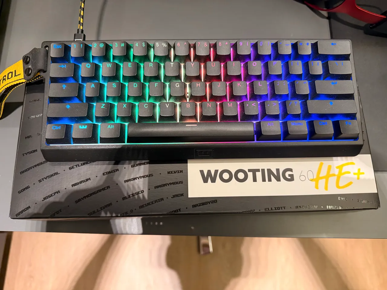 WOOTING 60HE EN配列 L45カスタム品 Amazon | 【国内正規代理店】 Wooting 60HE ＋ ARM ANSI-US PBT Lekker