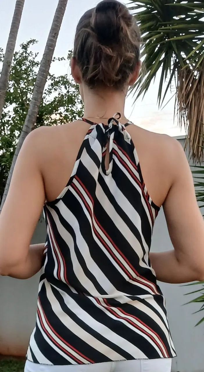 Blusa Listrada - Foto 2