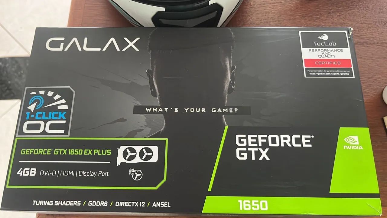 GTX 1650 4Gb Galax Dual Fan