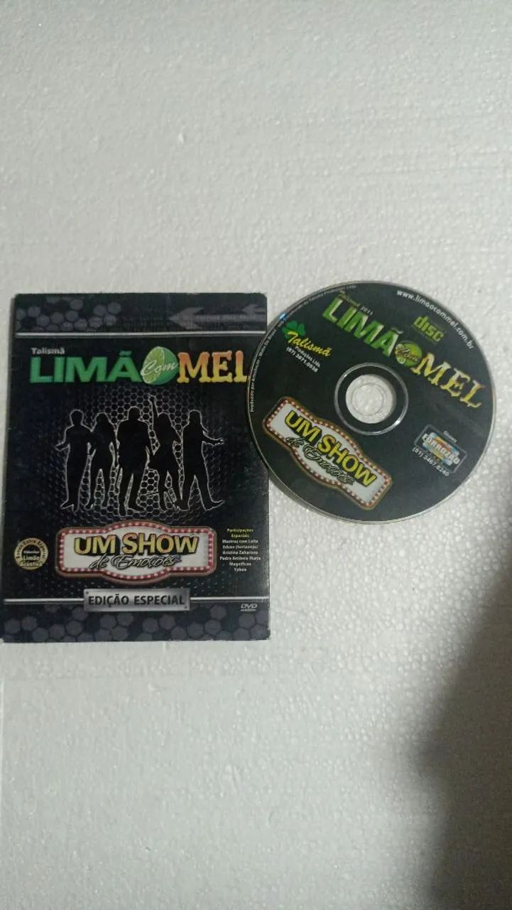 DVD  Limão COM MEL - Um Show de Emoções (Edição Especial)