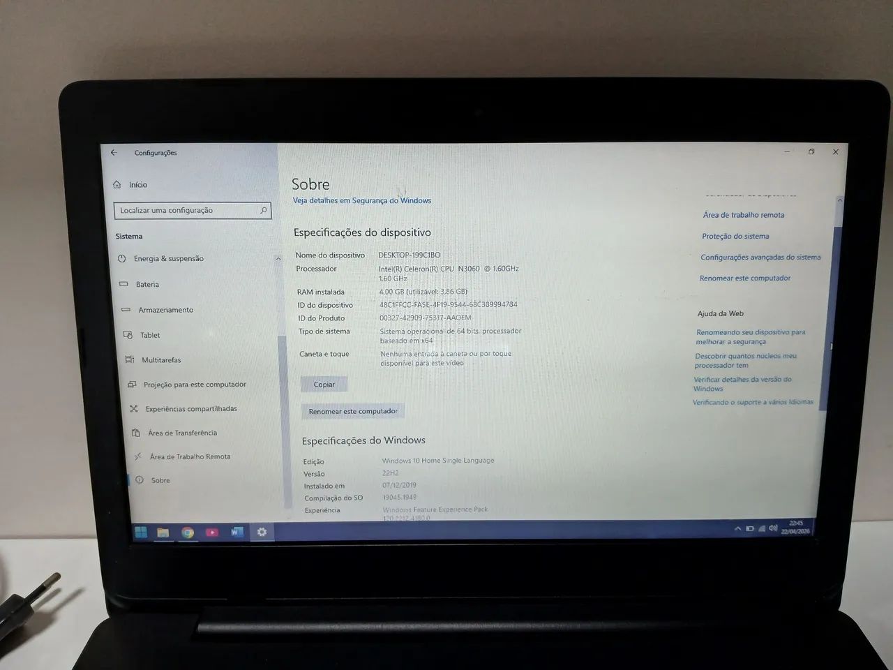 Notebook Positivo Master N40I em ótimo estado - Foto 5