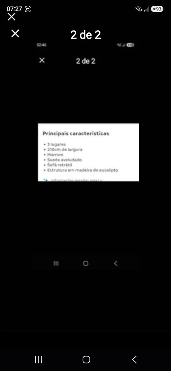 Sofá 3 lugares  - Foto 2