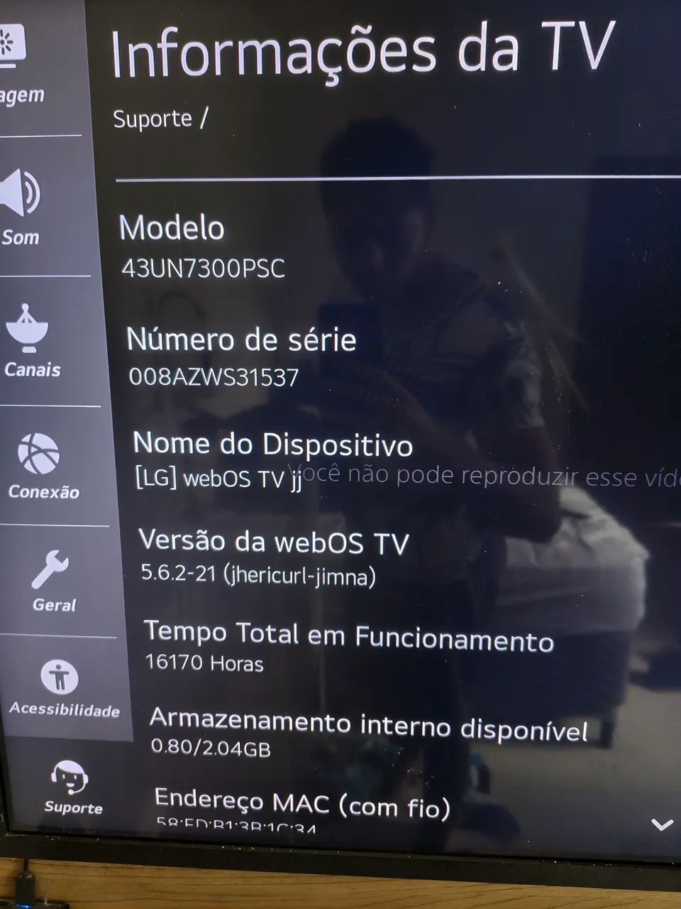 Smart TV LG LED 4K de 43 polegadas (Modelo: 43UN7300PSC) - Foto 3