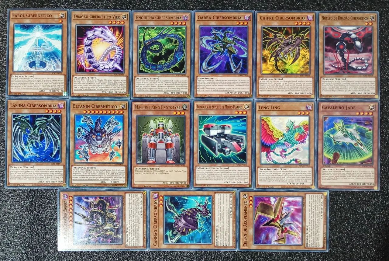 Deck drago ciberntico cartas originais de Yu-Gi-Oh - Hobbies e colees -  Alm Ponte, Sorocaba 1492676059 | OLX