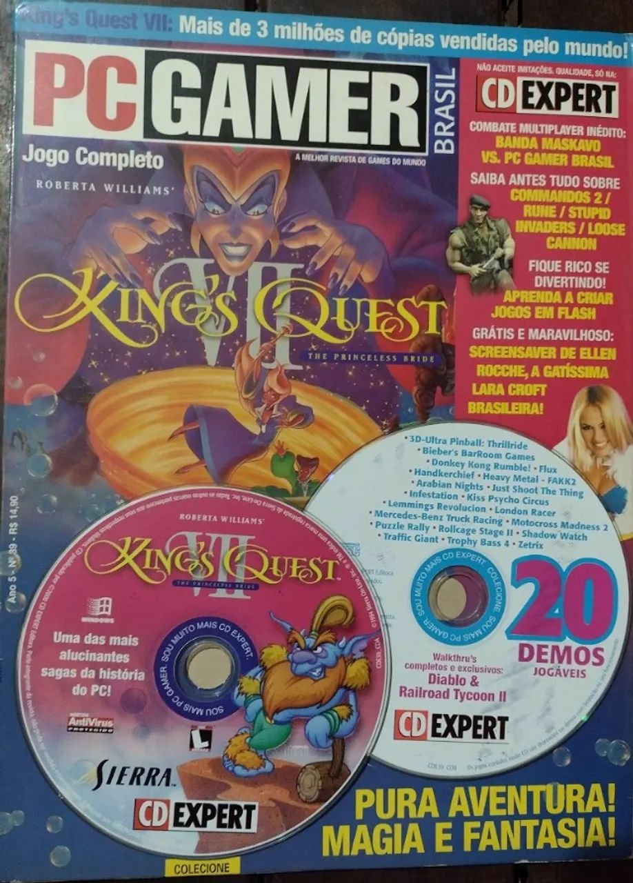 Jogo completo King's Quest VII The Princeless Bride - Revista CD