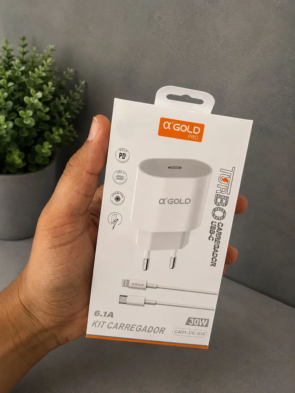 Carregador iPhone Turbo 30W