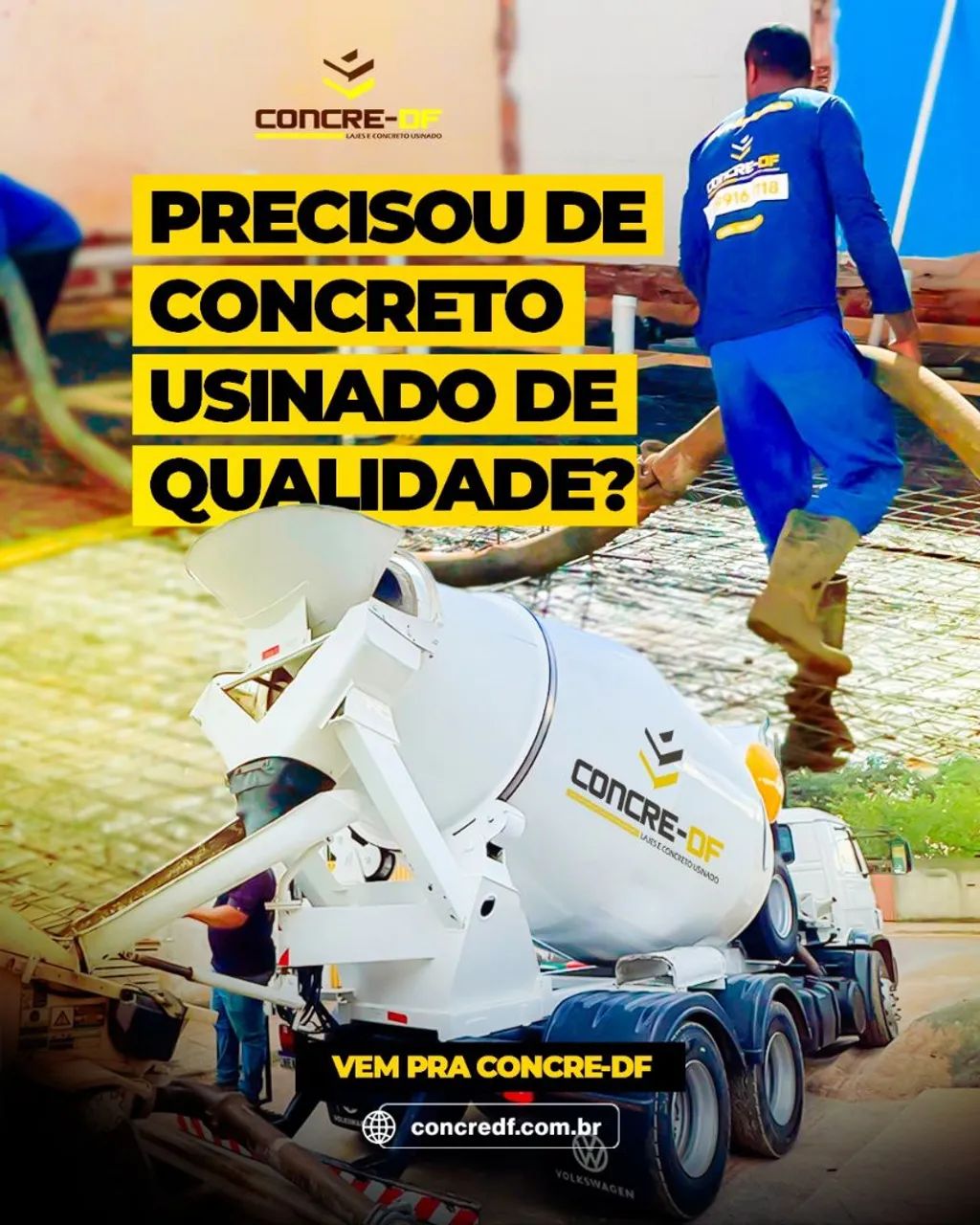 Concreto usinado 