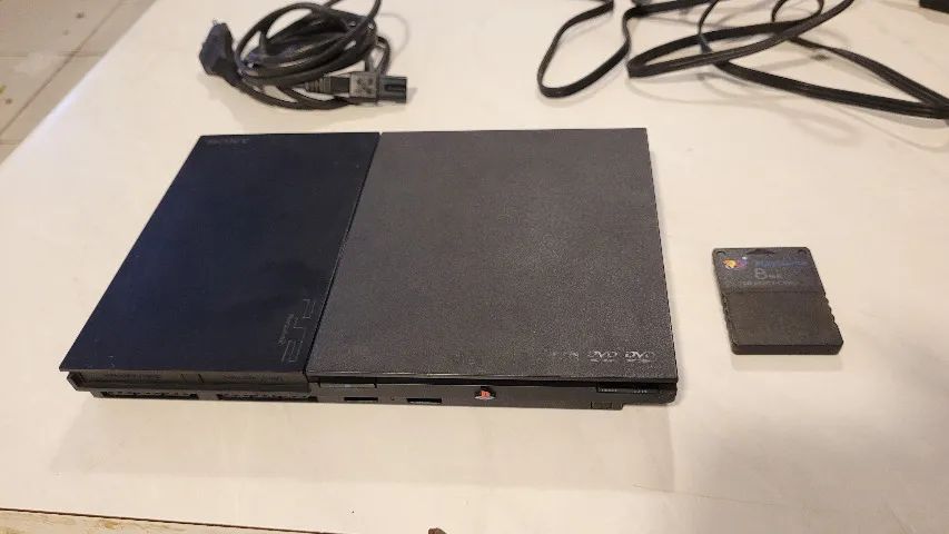 Ps2 SLIM desbloqueado SCPH-90006 sem leitor - Foto 2