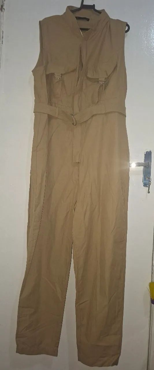 Macacão safari casual 