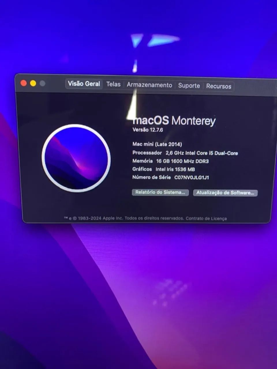 Mac Mini - Late 2014 - 16Gb RAM - 256 SSD - Mac OS Monterey - Foto 4
