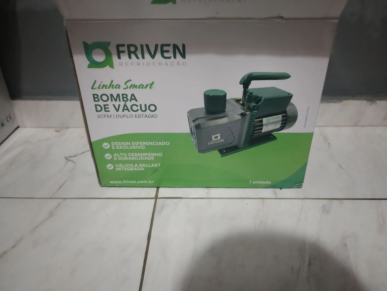 Bomba de vácuo 5cfm dois estágios.