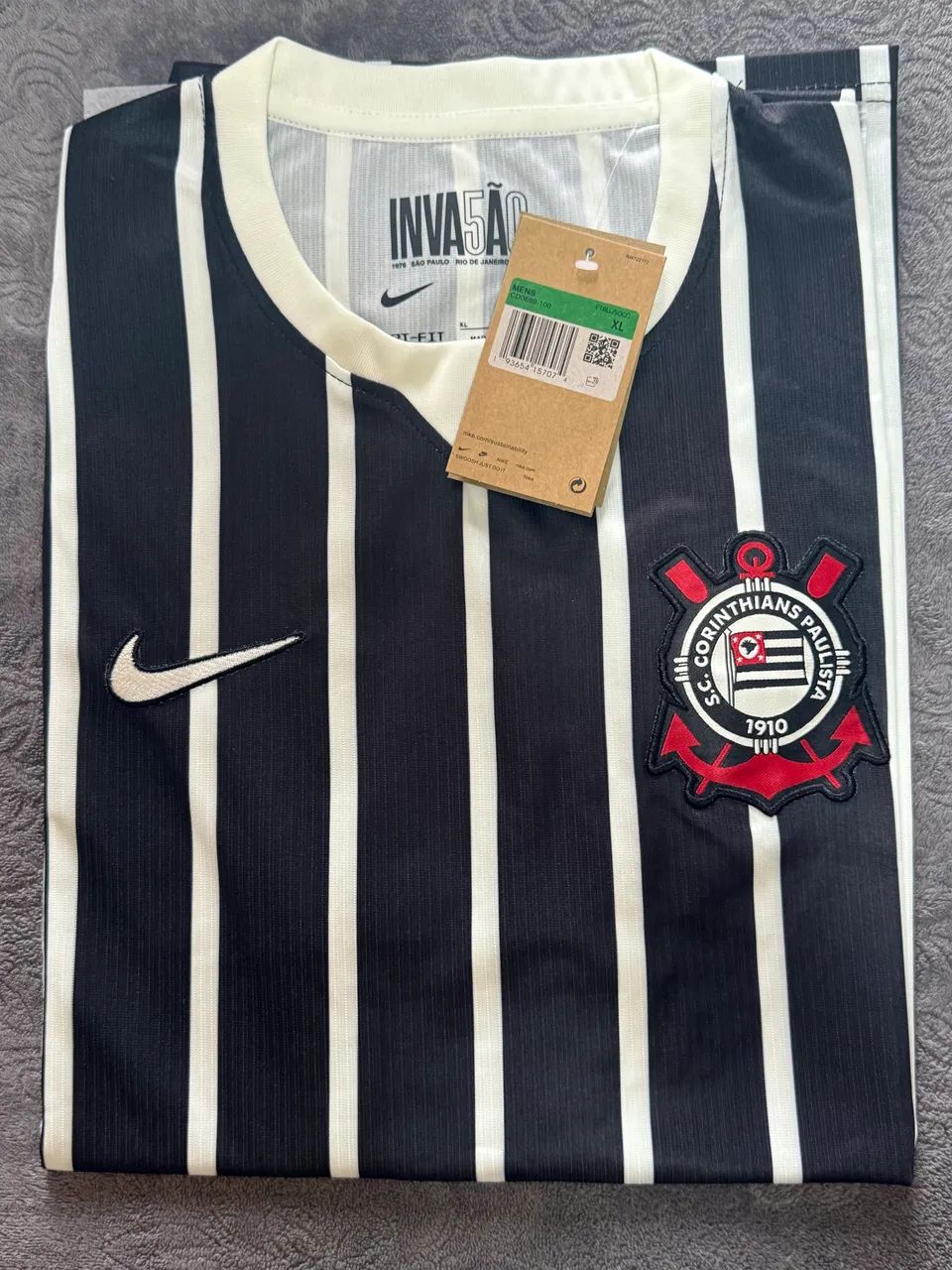 Camisa do Corinthians preta - Foto 2