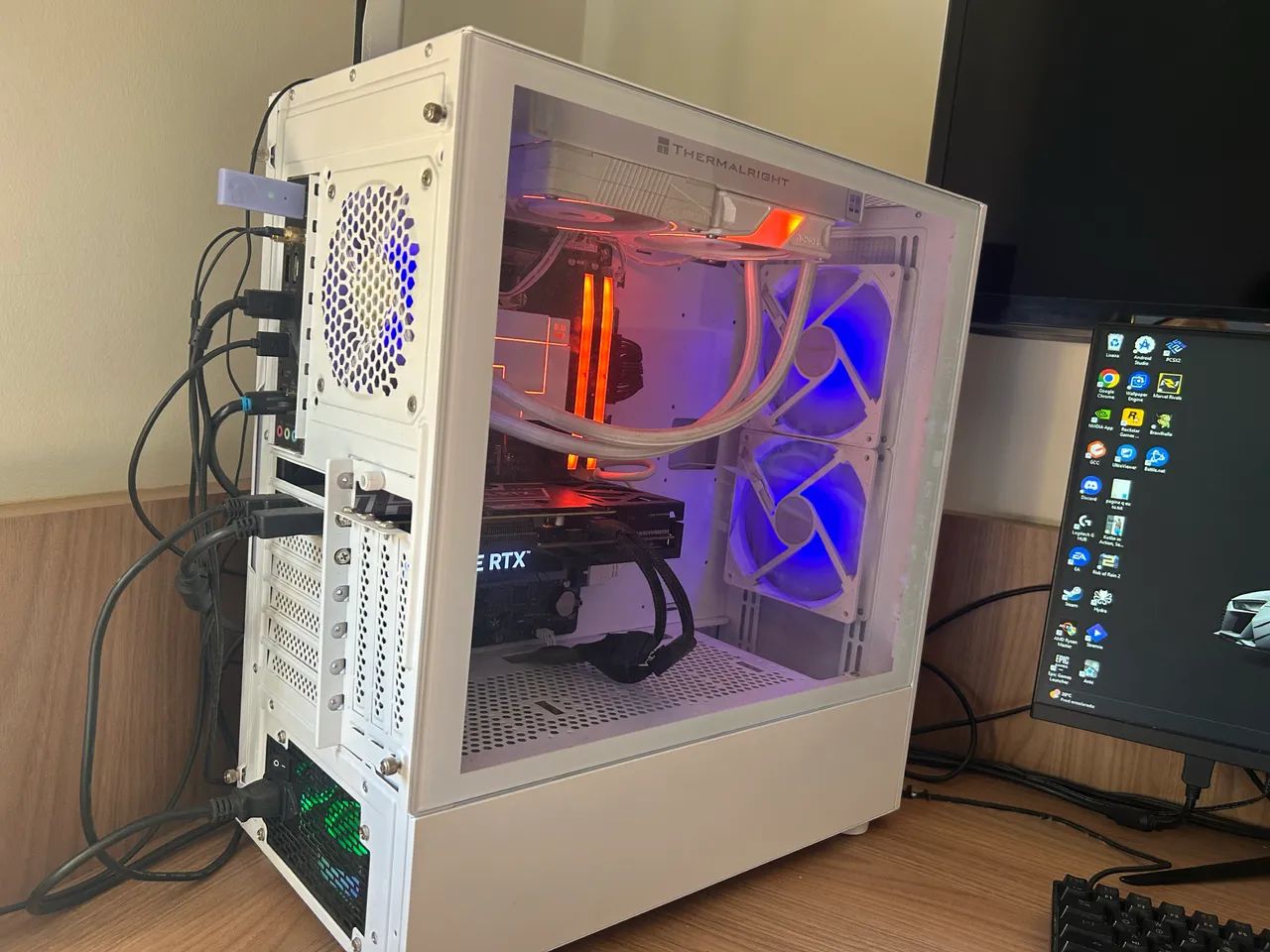 Pc gamer DDR5 - troco em macbook m5 - Foto 5