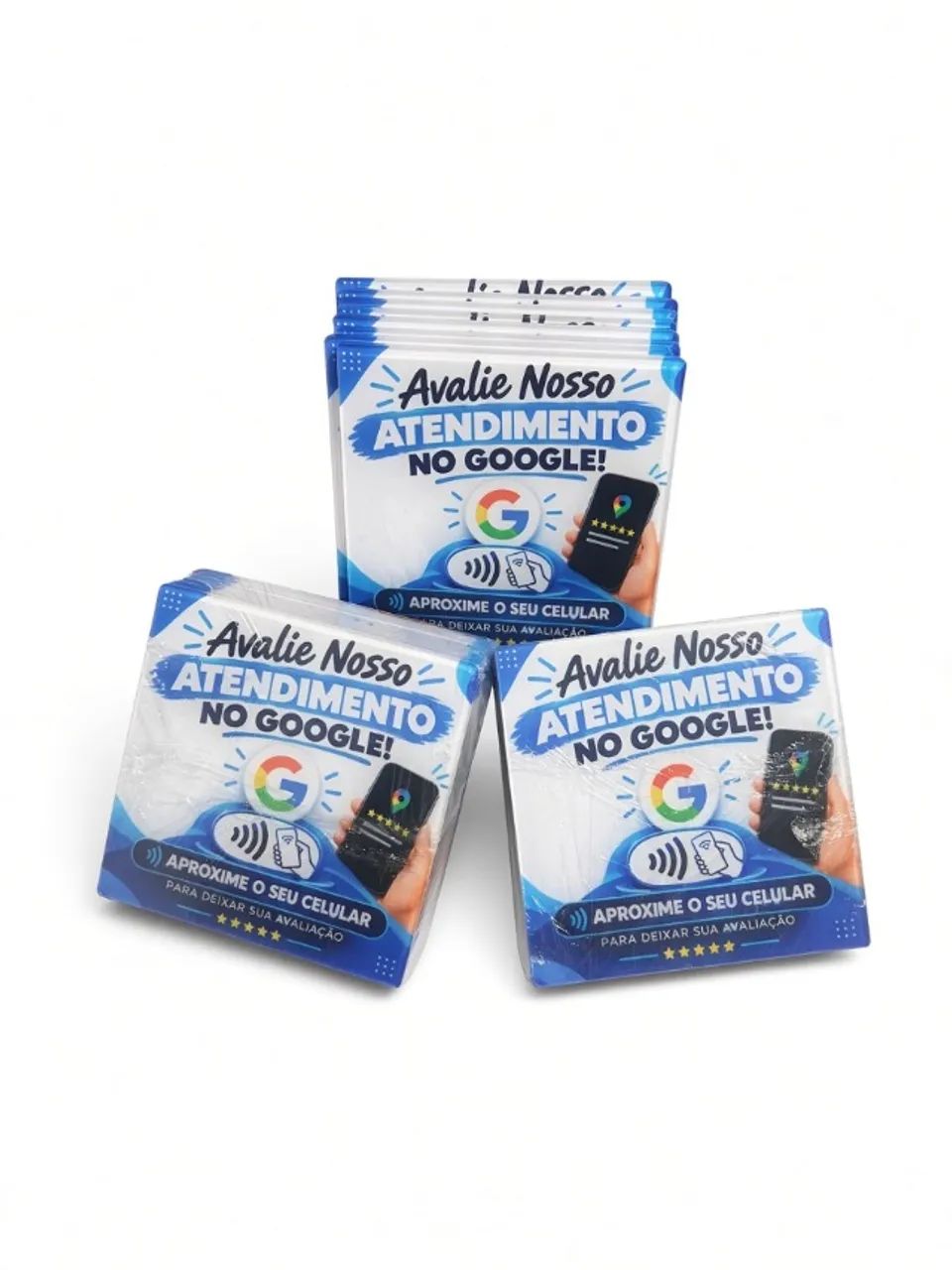 Placa NFC Google Reviews - Transforme clientes em avaliações 5 estrelas - Foto 4