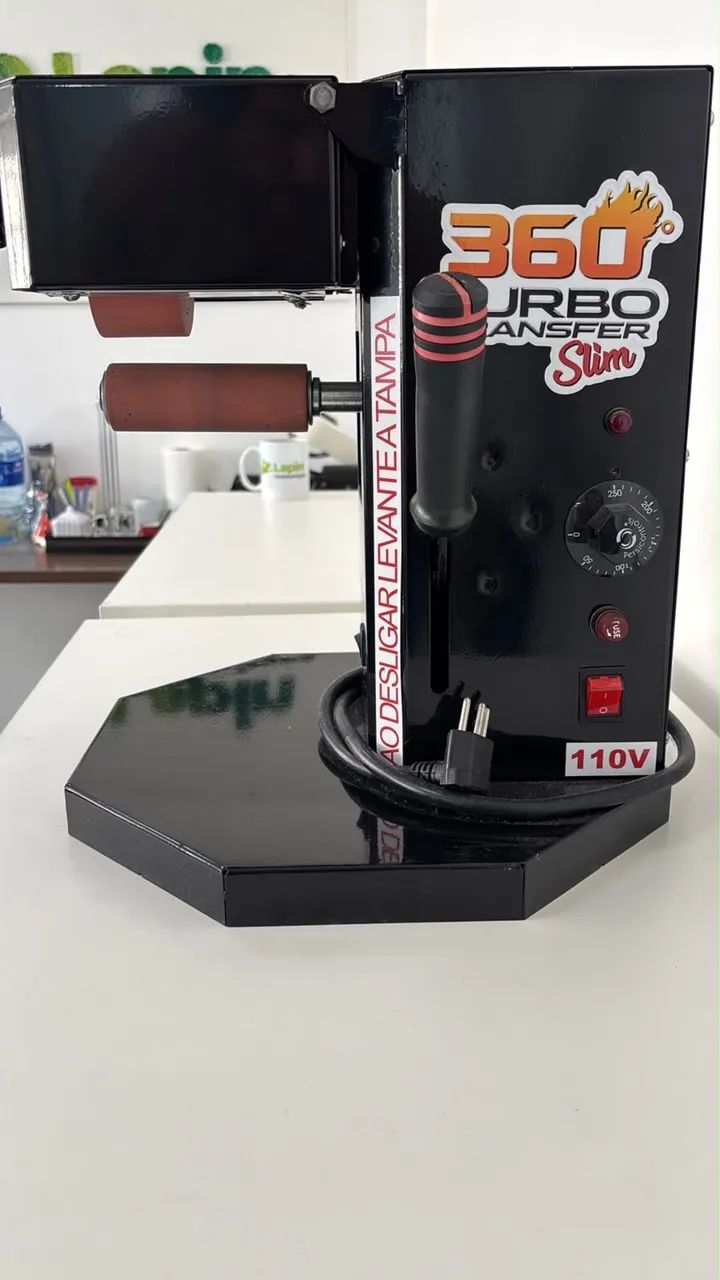 Prensa Térmica 360° - Turbo Transfer Slim 110 V - Foto 3