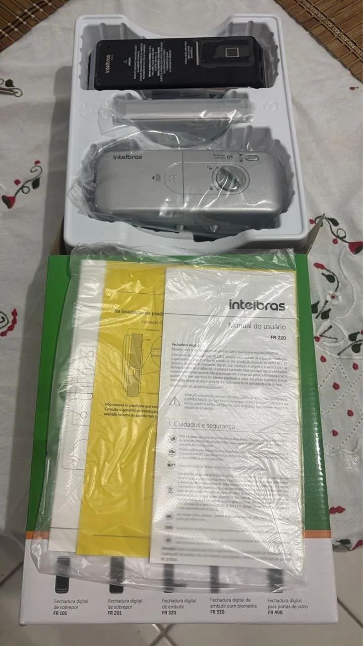 Fechadura digital Intelbras FR 220 - biometria  - Foto 3