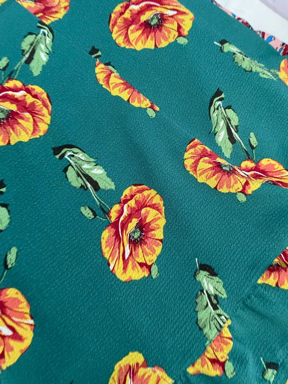 Short/saia verde floral feminino  - Foto 2
