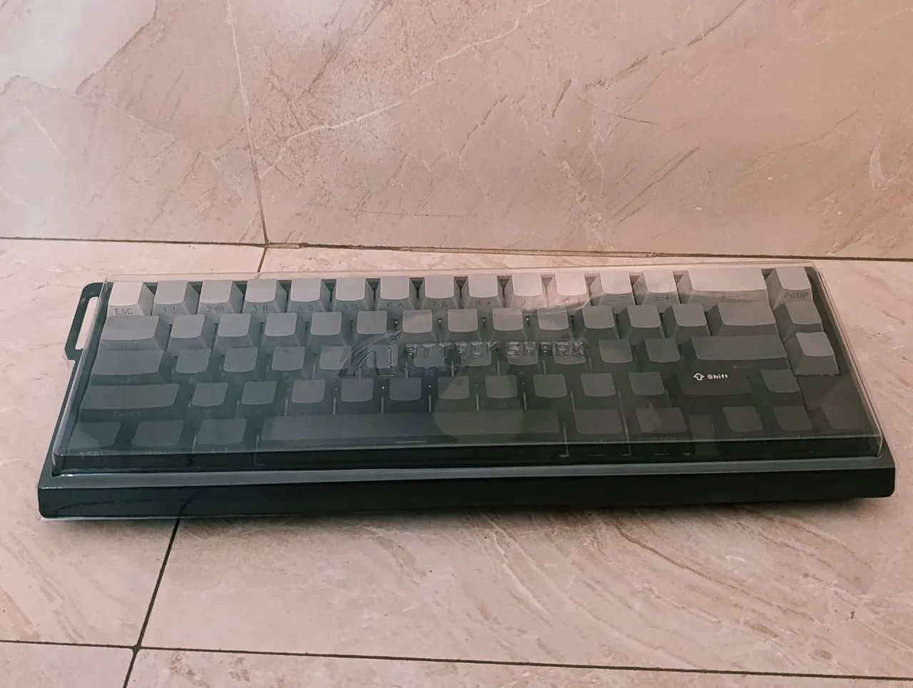 Teclado magnético attack shark x68 he com caixa - Foto 4