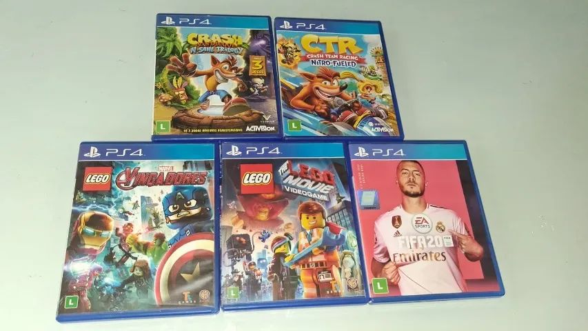 ? KIT COM 5 JOGOS DE PS4! ?