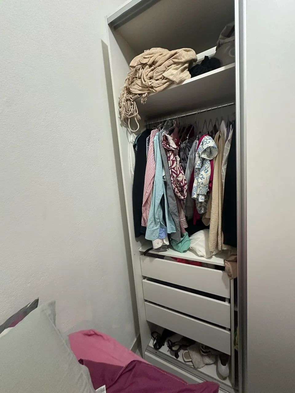 Guarda roupas MDF branca - Foto 3