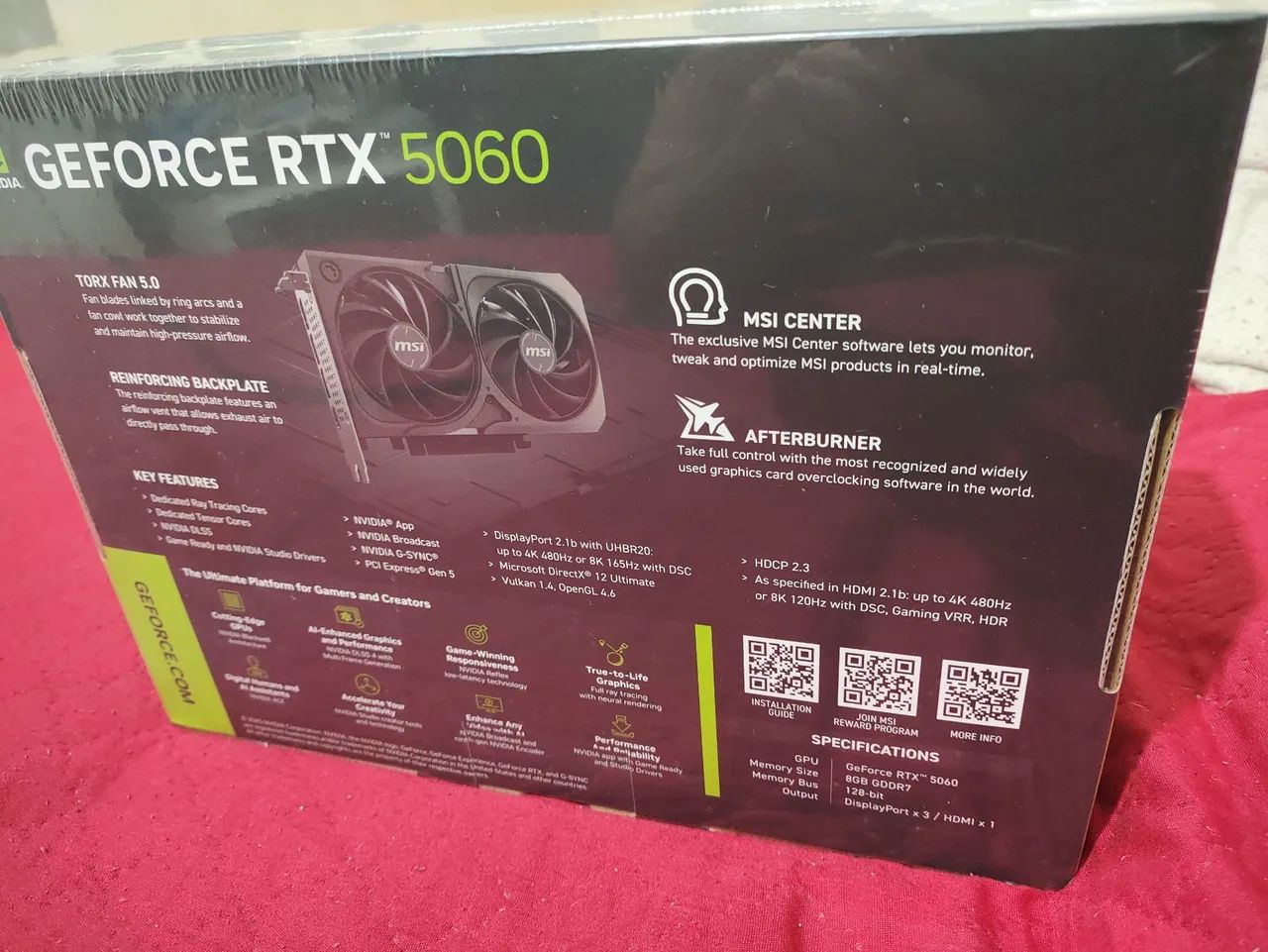 RTX 5060 MSI Shadow 8GB GDDR7 Nova Lacrada - Foto 2