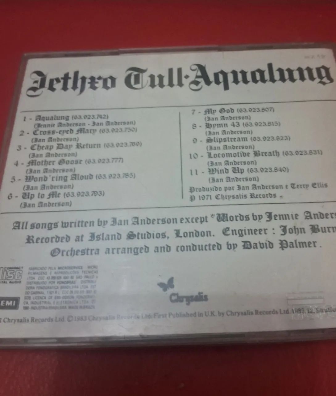 Cd jethro tull aqualung  - Foto 2