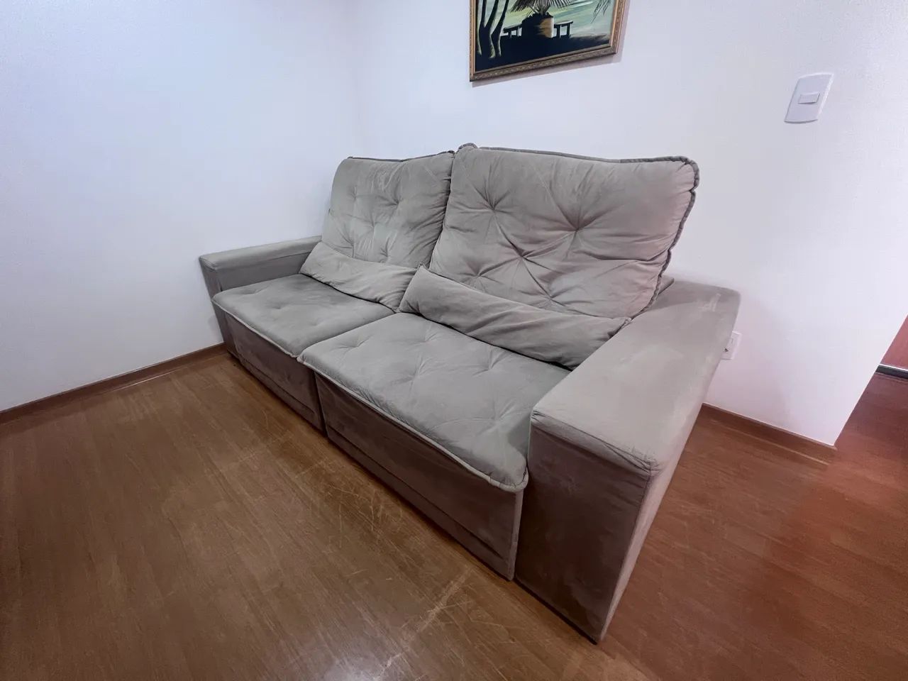 Sofá retrátil luxo 2,30m 