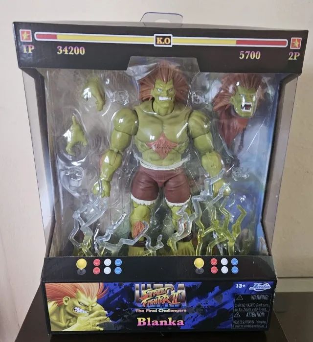 Blanka Street Fighter Jada Toys - Novo e Original