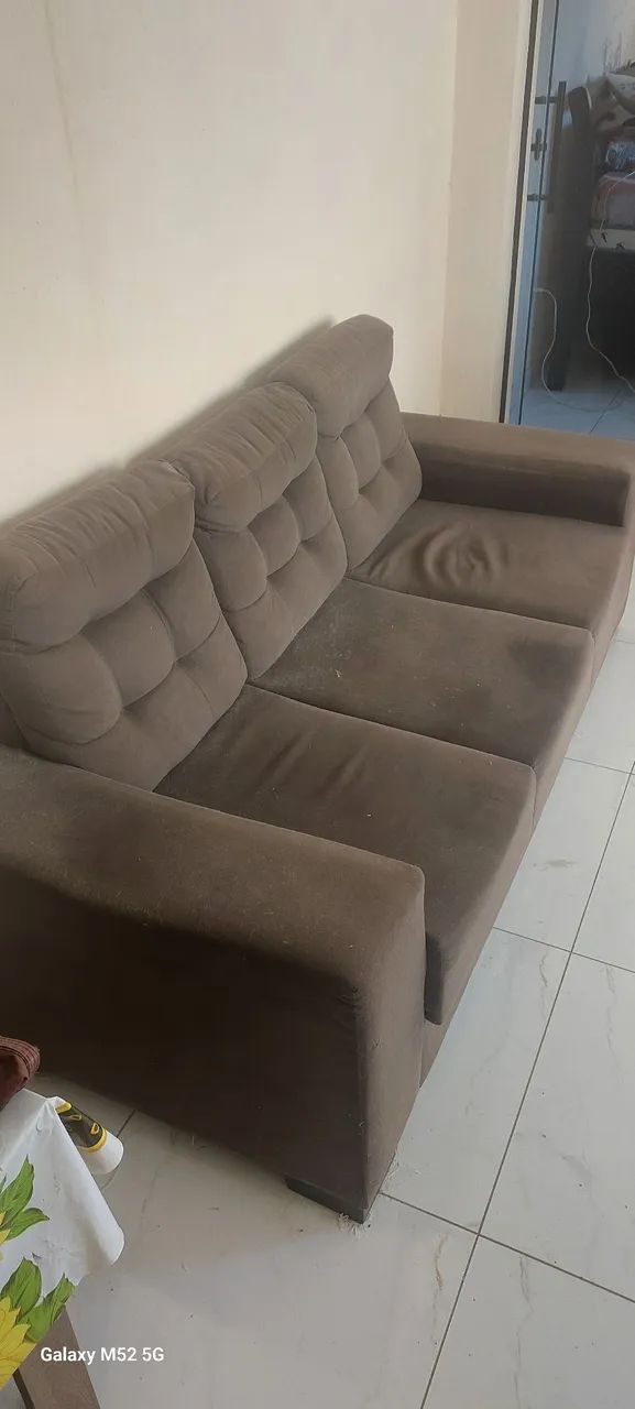 Sofá 3 lugares (retirada no local) - Foto 2