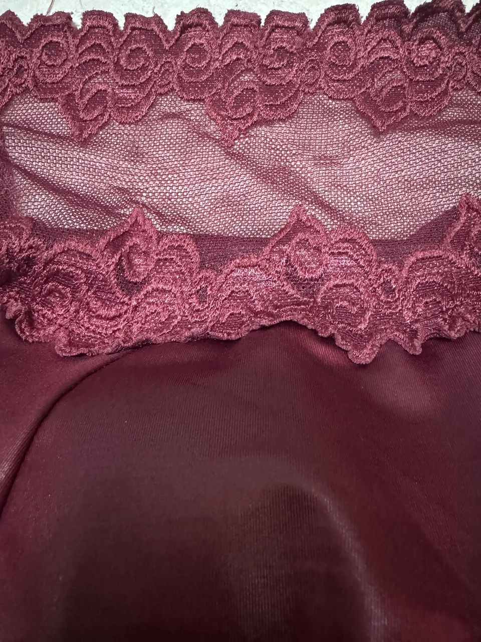 Cropped regata com detalhe de renda  - Foto 2