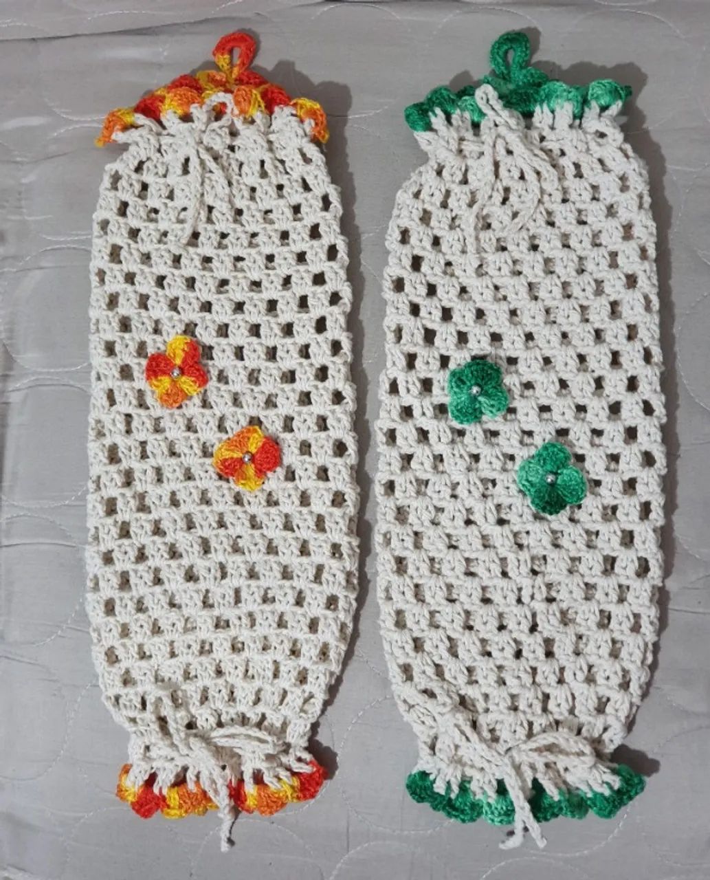 Puxa saco de crochê