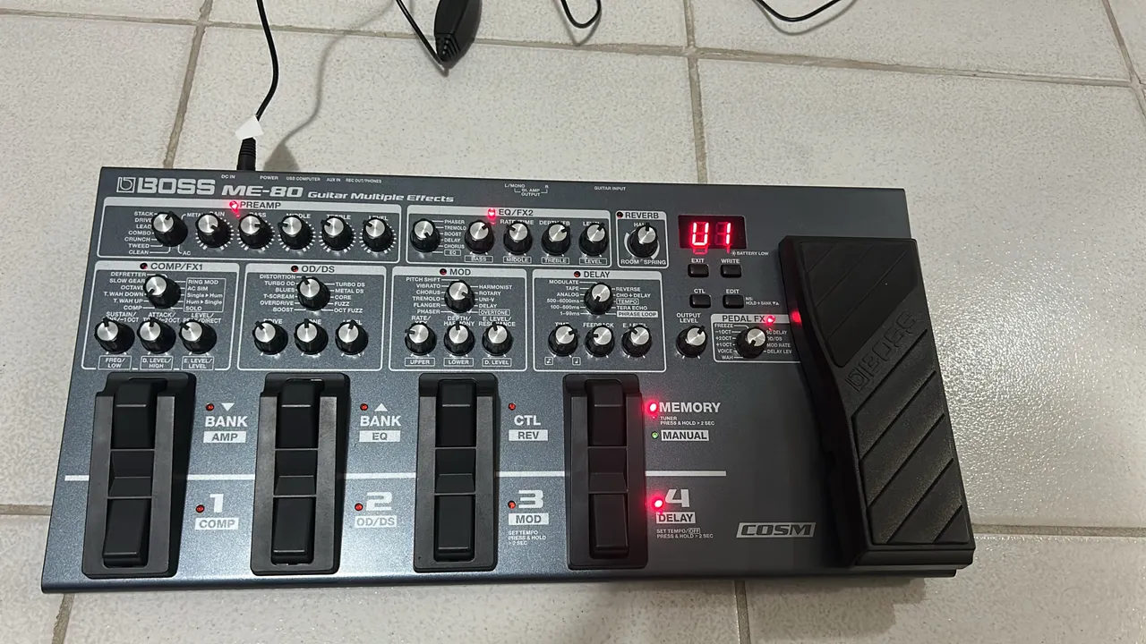 Pedaleira Boss ME-70 Original - Instrumentos musicais - Farol