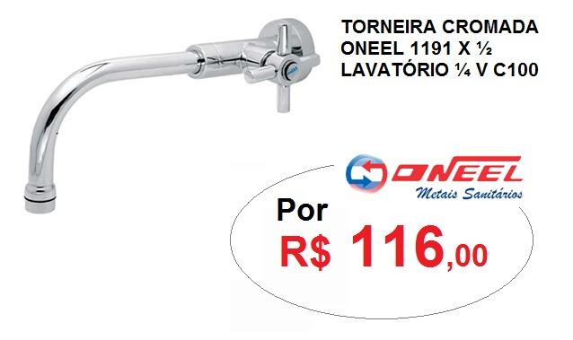 Torneira Clínica Hospitalar de Parede 1/4 de volta