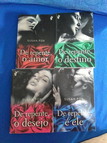 Kit 4 livros Saga De Repente de Susan Fox
