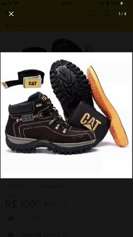 BOTA CATERPILLAR + Brindes PROMOÇÃO - Foto 4