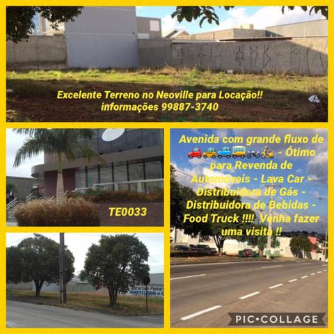 Lindo terreno disponível para locação!!!