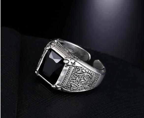 Anel Prata 925 Masculino