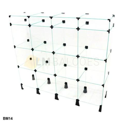 Balcao de vidro com porta bijuterias - 1,20 x 1,10 x 0,30 Promoção - Foto 2