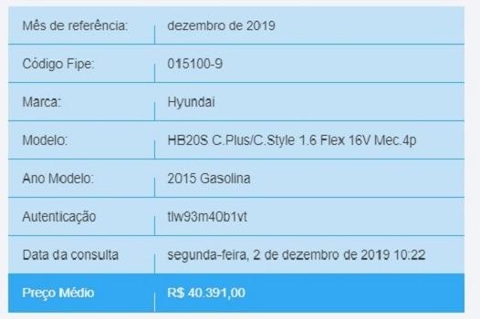 HB 20S 1.6 2015-15 com GNV 5 - Foto 15