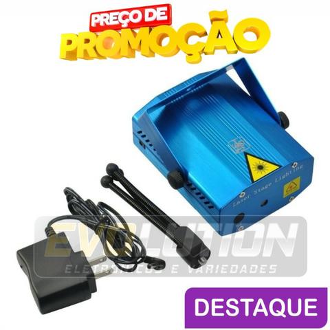 Mini Laser Projetor holográfico Com Efeitos Bivolt Tripé Grátis