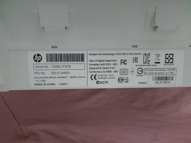 Impressora Hp Deskjet 1515, copia e scanea - Foto 4
