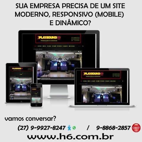 Sua empresa precisa de um site moderno, responsivo (mobile) e dinâmico?