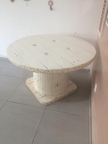 Mesa Madeira pinus rolo - Foto 2