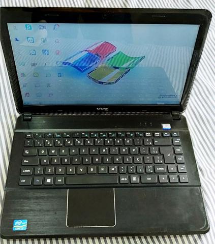 CCE Win i3 + 4GB +320 HD+ bateria boa com garantia