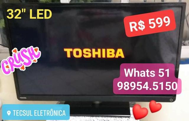 TV Toshiba 32" LED com Garantia