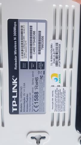 Vendo Roteador TP-LINK com 3 antenas e 300 Mpbs praticamente sem uso - Foto 3
