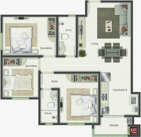 Residencial em Obra Bairro Várzea/ Itapema SC - Foto 6