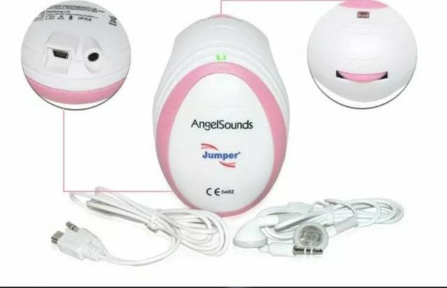 Doppler Fetal - Grávida-Escuta Batidas Coração Bebê- Gestante NOVO - Foto 2