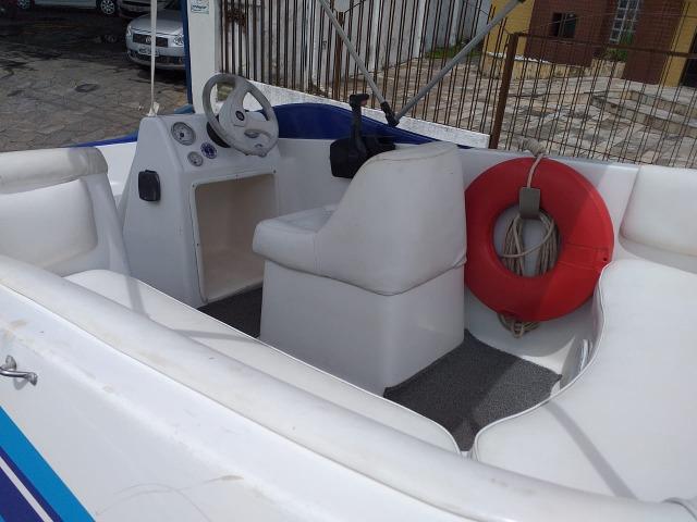 Lancha Styx 16 pes Motor 60 Mercury "Impecável" 7 Lugares - Foto 8